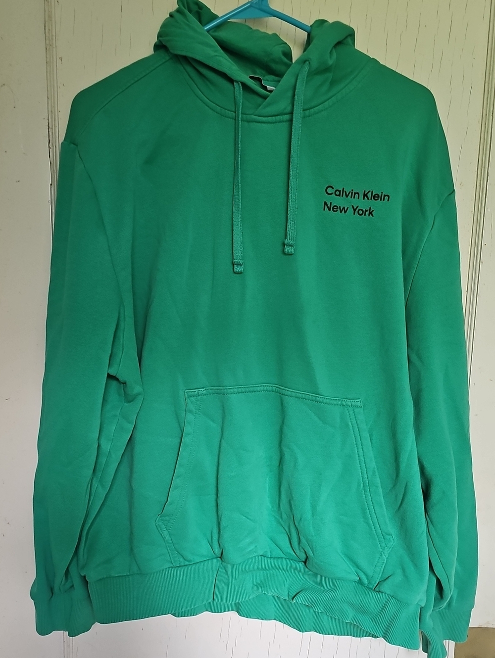 Men's Calvin Klein Green Hoodie Sweatshirt